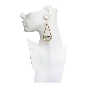 Geometric Glass Earrings